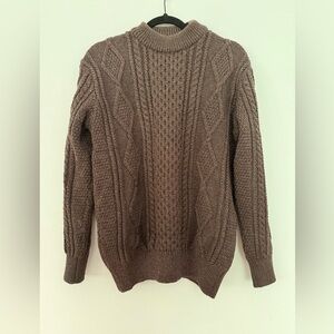 Marc Jacob’s Women’s S Brown Cable Knit Sweater